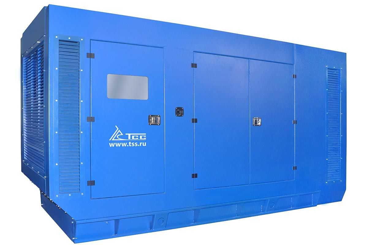 Дизельный генератор ТСС АД-360С-Т400-1РКМ16 в шумозащитном кожухе Дизель электростанции фото, изображение