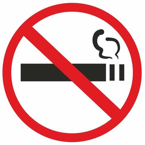 K38 "Знак о запрете курения" Запрещающие знаки фото, изображение